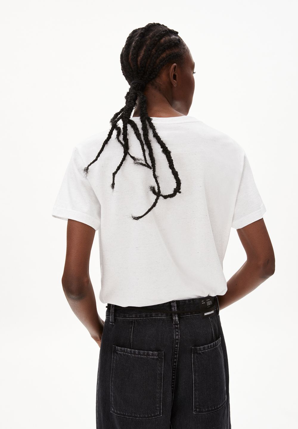 T-Shirt Deaah Iconic used white von Armedangels