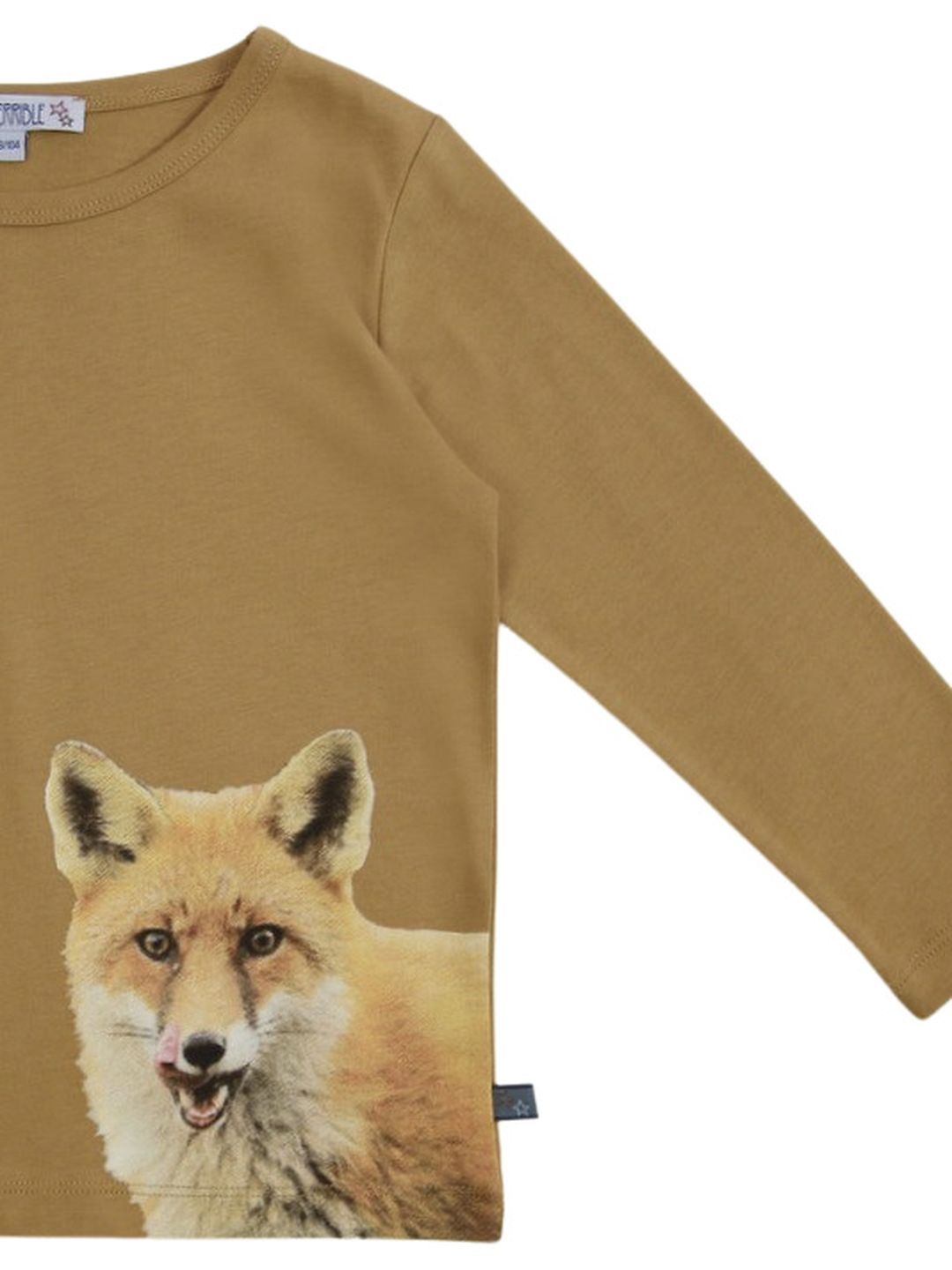 Shirt mit großem Fuchsdruck sand von Enfant Terrible