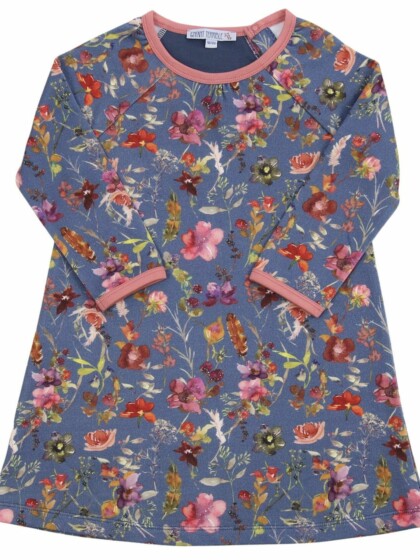 Sweatkleid Blumendruck midnight-magenta von Enfant Terrible