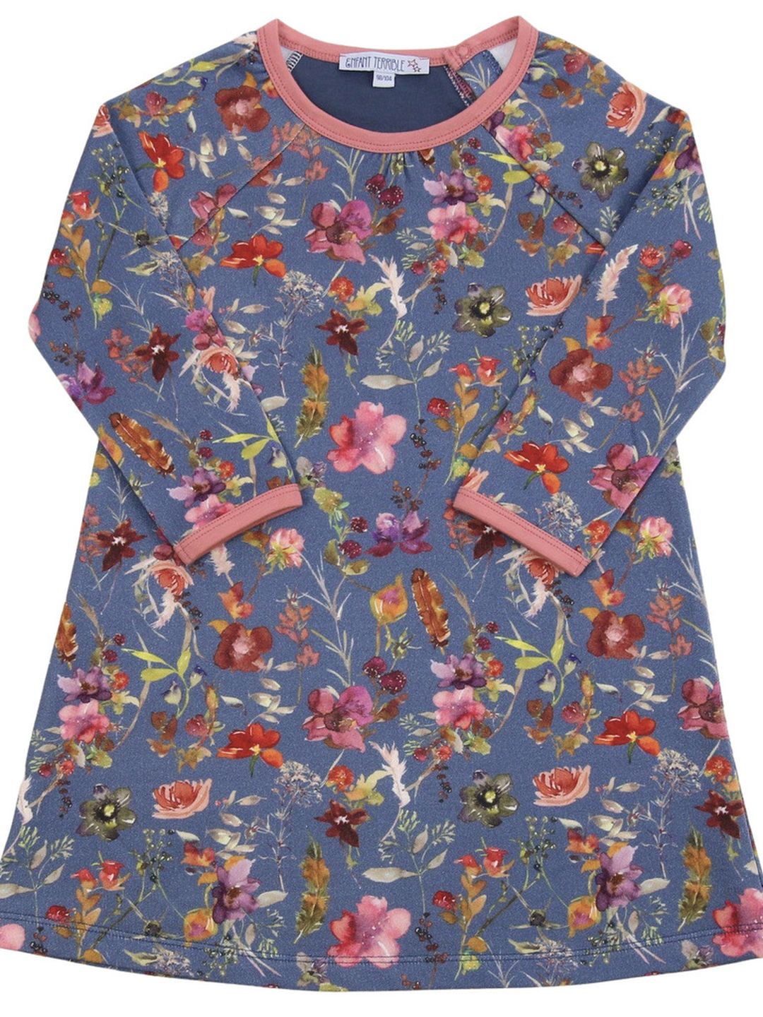 Sweatkleid Blumendruck midnight-magenta von Enfant Terrible