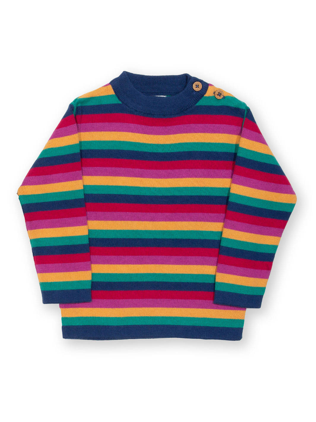 Pullover Rainbow Stripe regenbogenbunt von Kite Clothing
