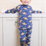Pyjama Smiley Saturn navy von Kite Clothing