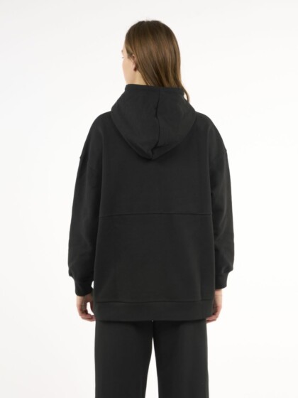 Boyfriend Sweatshirt black jet von KnowledgeCotton Apparel