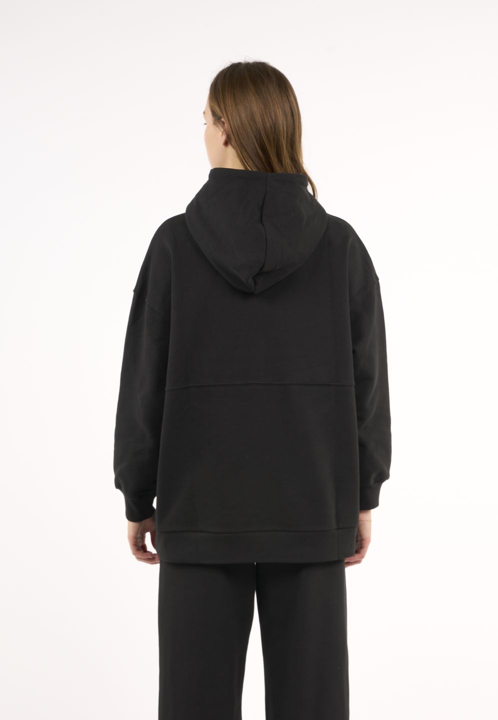Boyfriend Sweatshirt black jet von KnowledgeCotton Apparel