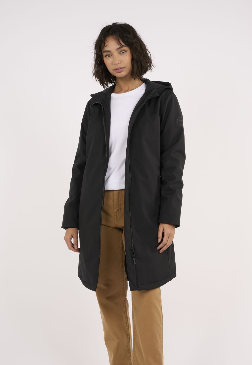 Parka Soft Shell Climate Shell™ black jet von KnowledgeCotton Apparel