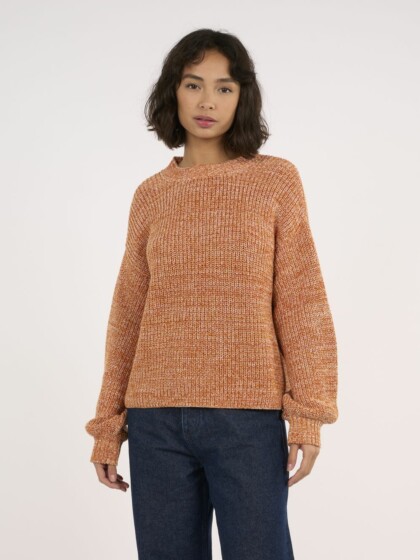 Pullover Twisted Yarns Crew Neck desert sun von KnowledgeCotton Apparel