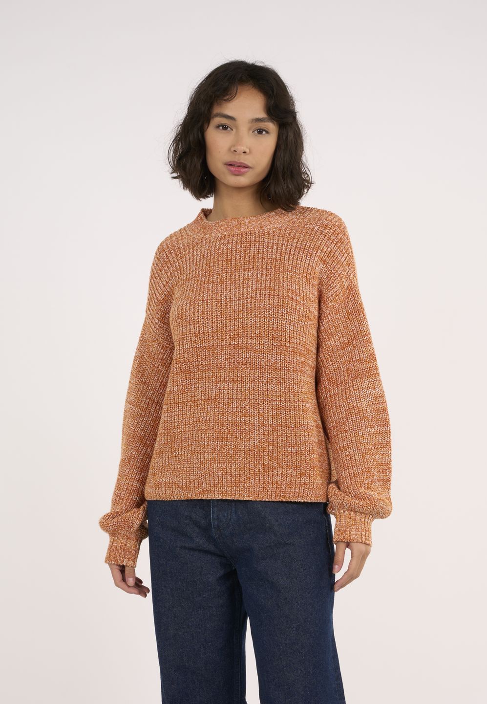 Pullover Twisted Yarns Crew Neck desert sun von KnowledgeCotton Apparel