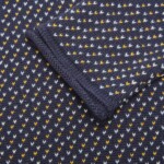 Pullover Valley Jacquard Crew Neck total eclipse von KnowledgeCotton Apparel