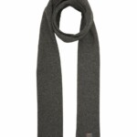 Schal Organic Wool dark grey melange von KnowledgeCotton Apparel