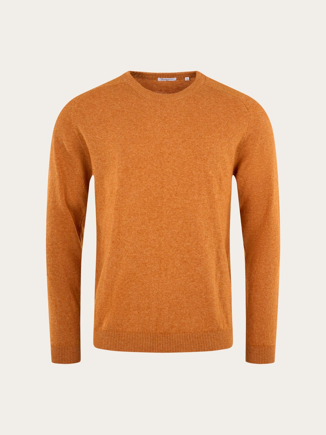 Strickpullover Basic O-Neck desert sun von KnowledgeCotton Apparel