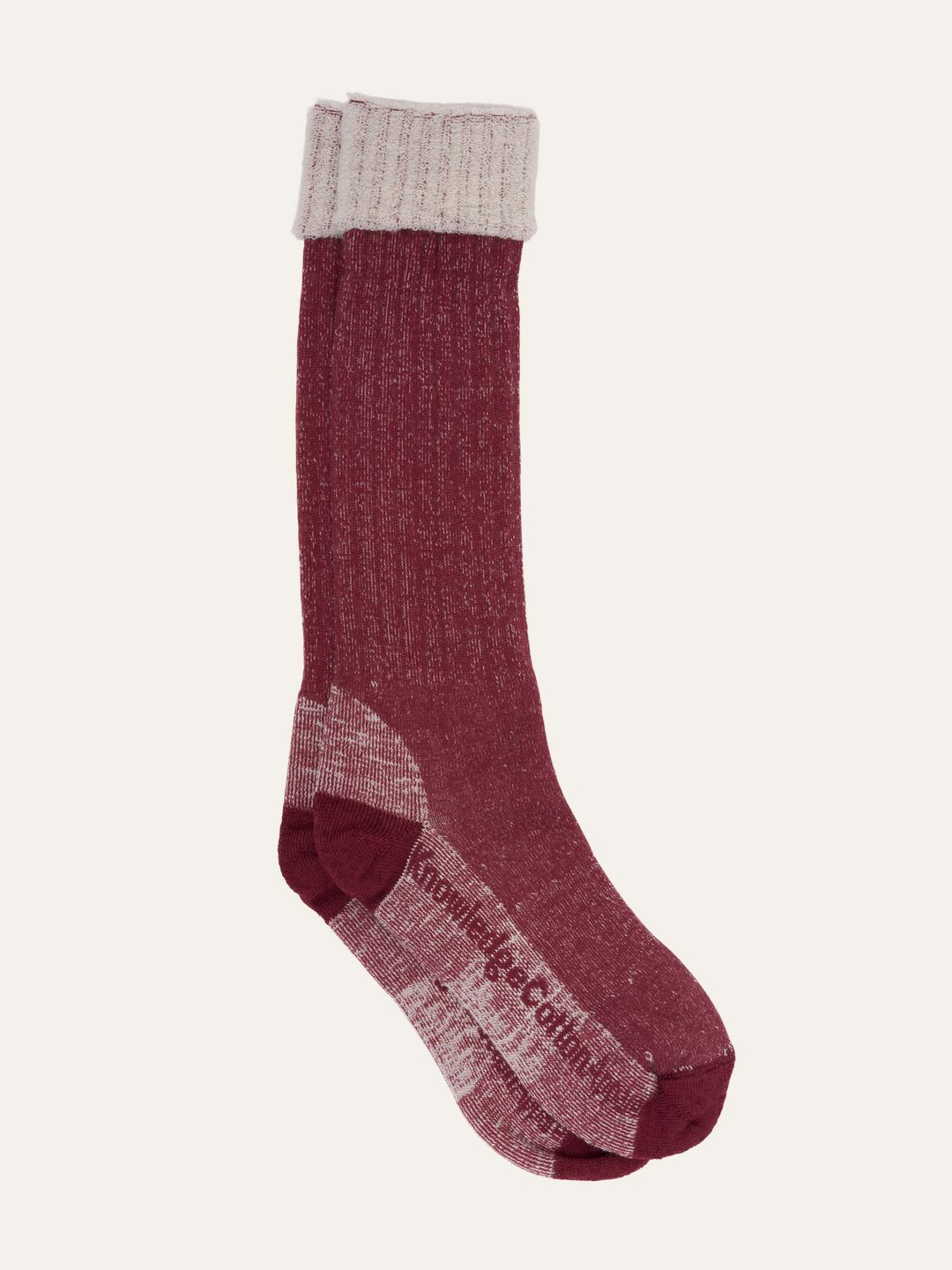 Wollsocken 1 Pack High Terry rhubarb von KnowledgeCotton Apparel