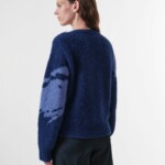 Pullover mit Intarsie deep amethyst/lavender von Lanius