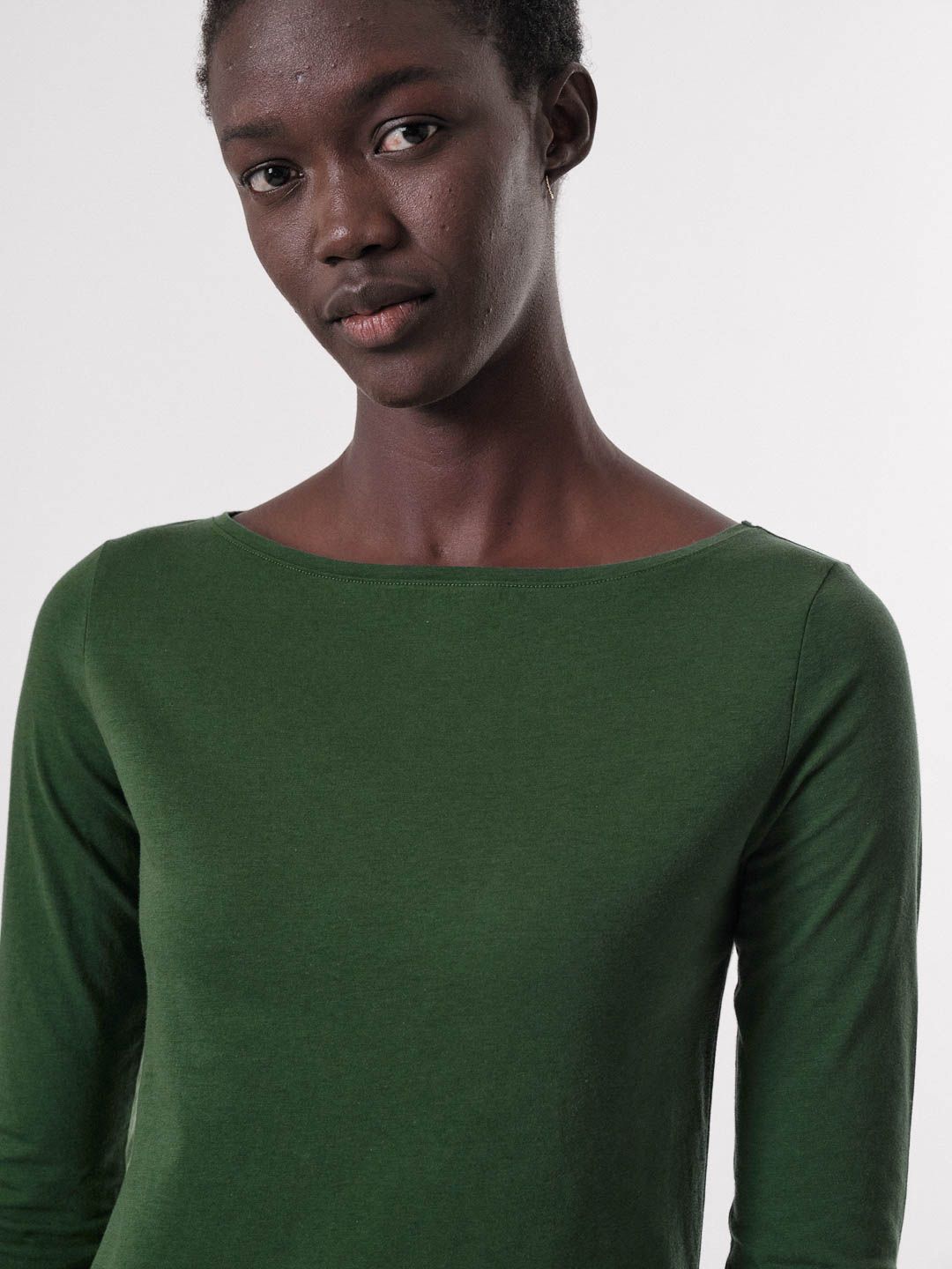 U-Boot Shirt 3/4 Arm dark green von Lanius