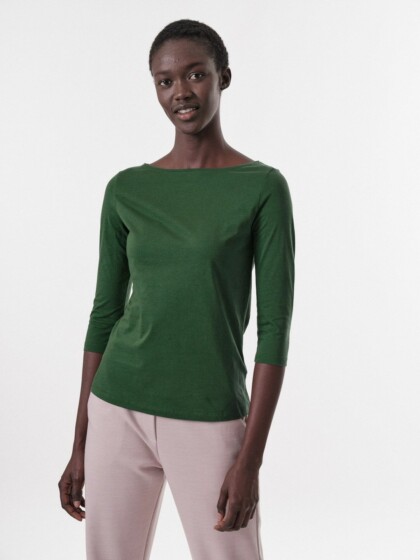 U-Boot Shirt 3/4 Arm dark green von Lanius