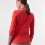 U-Boot Shirt 3/4 Arm red von Lanius