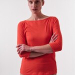 U-Boot Shirt 3/4 Arm red von Lanius