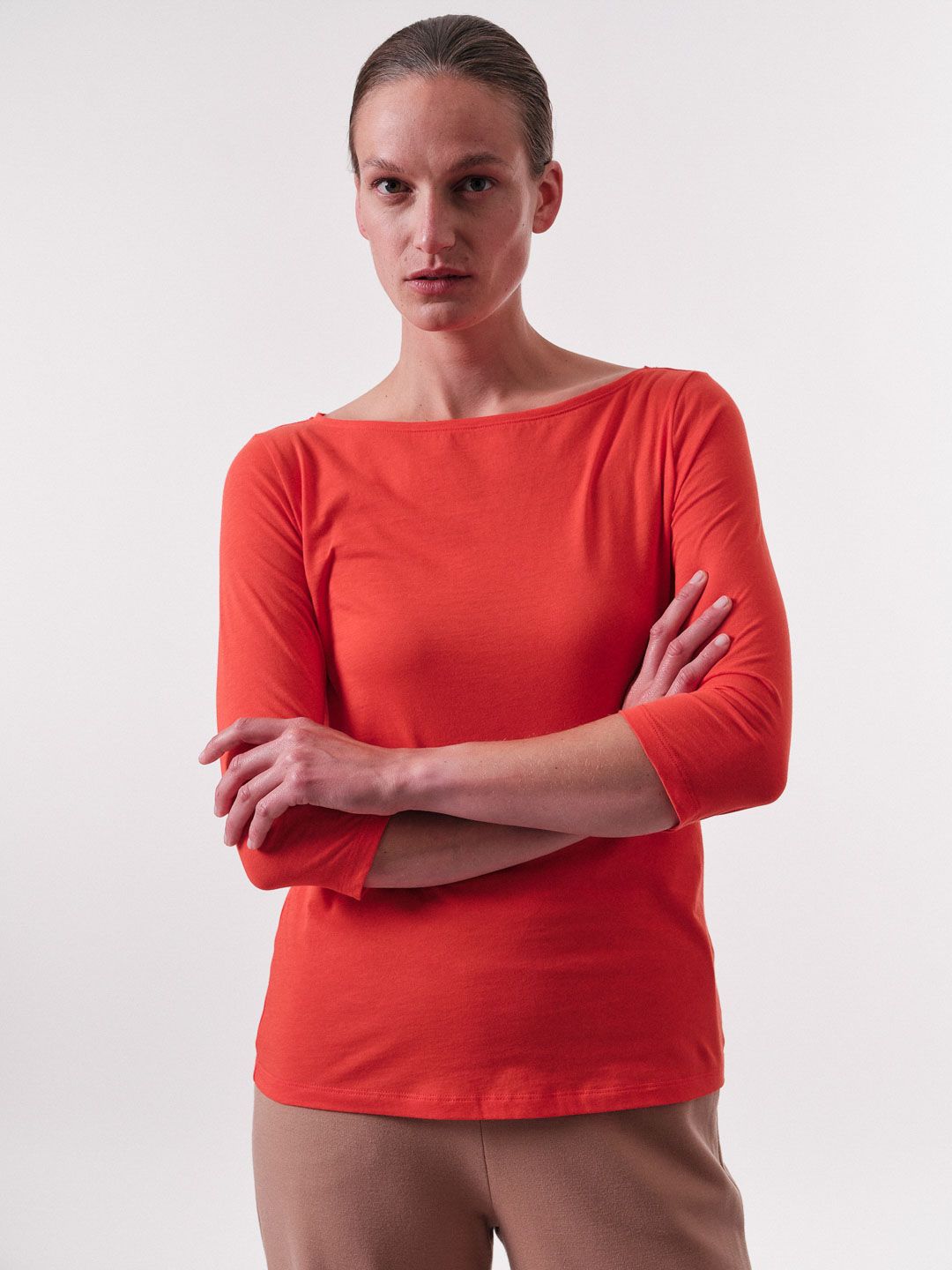 U-Boot Shirt 3/4 Arm red von Lanius
