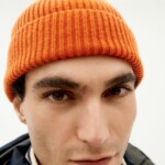 Beanie Amor orange von Thinking Mu