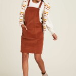Cord-Kleid ginger von Tranquillo