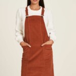 Cord-Kleid ginger von Tranquillo