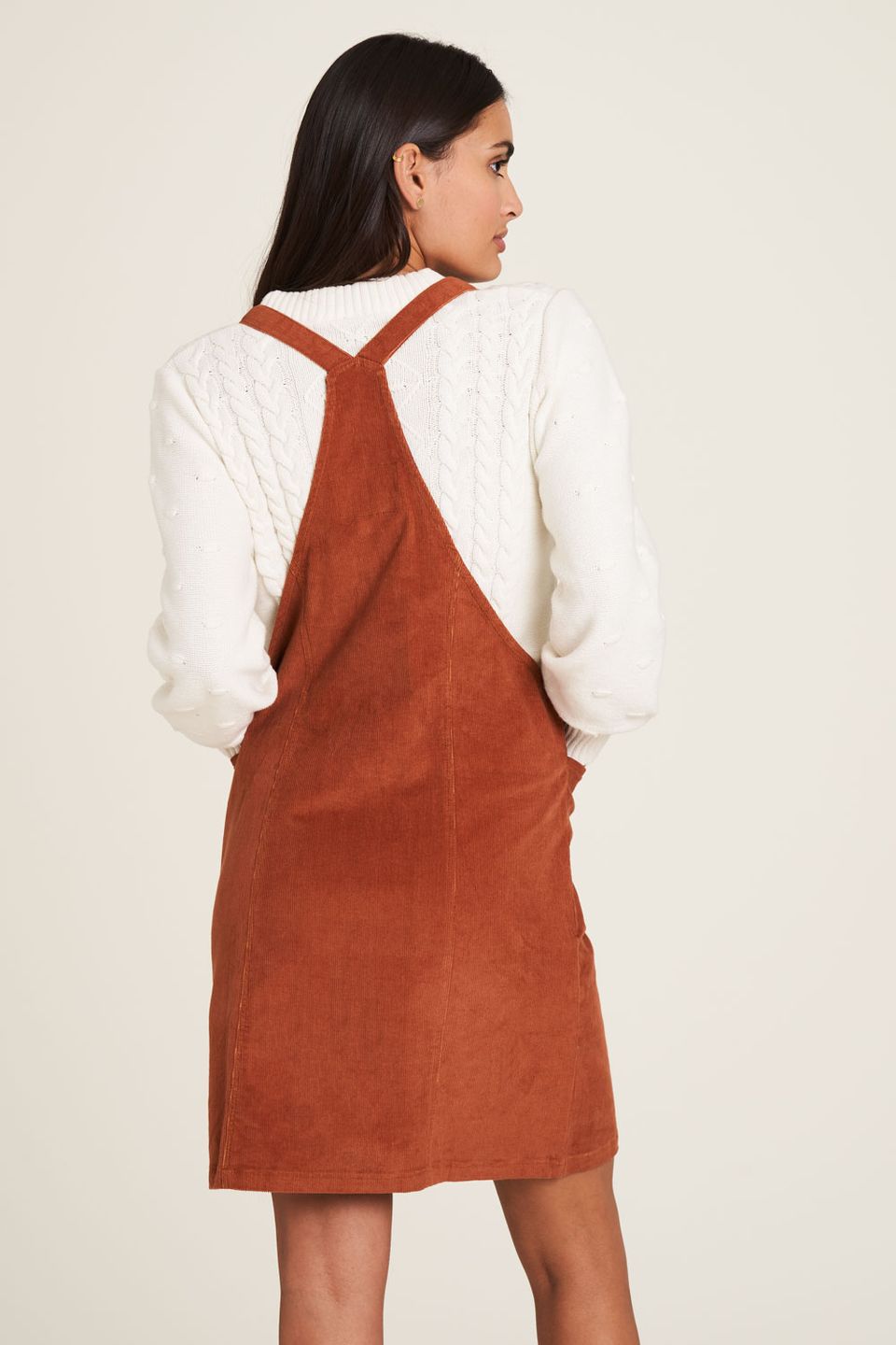 Cord-Kleid ginger von Tranquillo