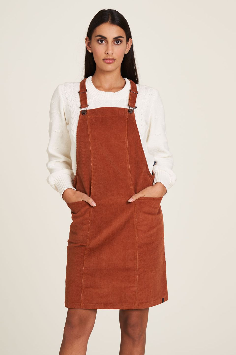 Cord-Kleid ginger von Tranquillo