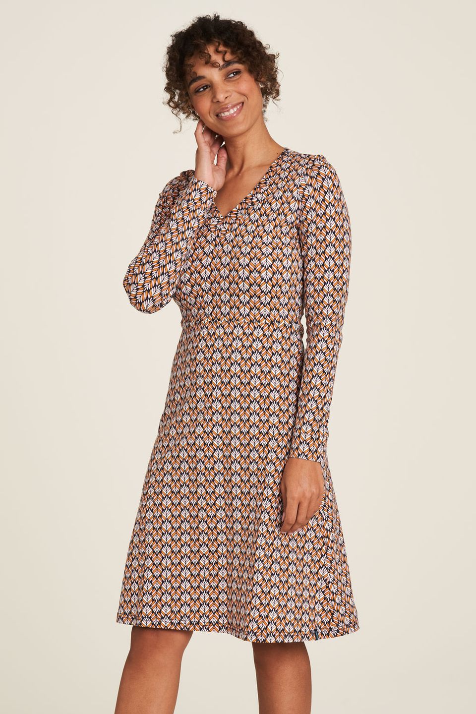 Feminines Jersey-Kleid lotus von Tranquillo