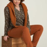 Jersey-Shirt mit V-Ausschnitt flora von Tranquillo