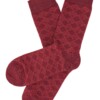 Socken im Retrolook merlot von Tranquillo