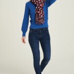 Taillierter Strickpullover sapphire von Tranquillo