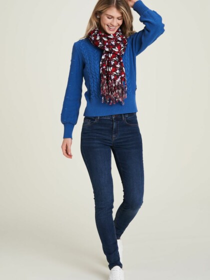 Taillierter Strickpullover sapphire von Tranquillo