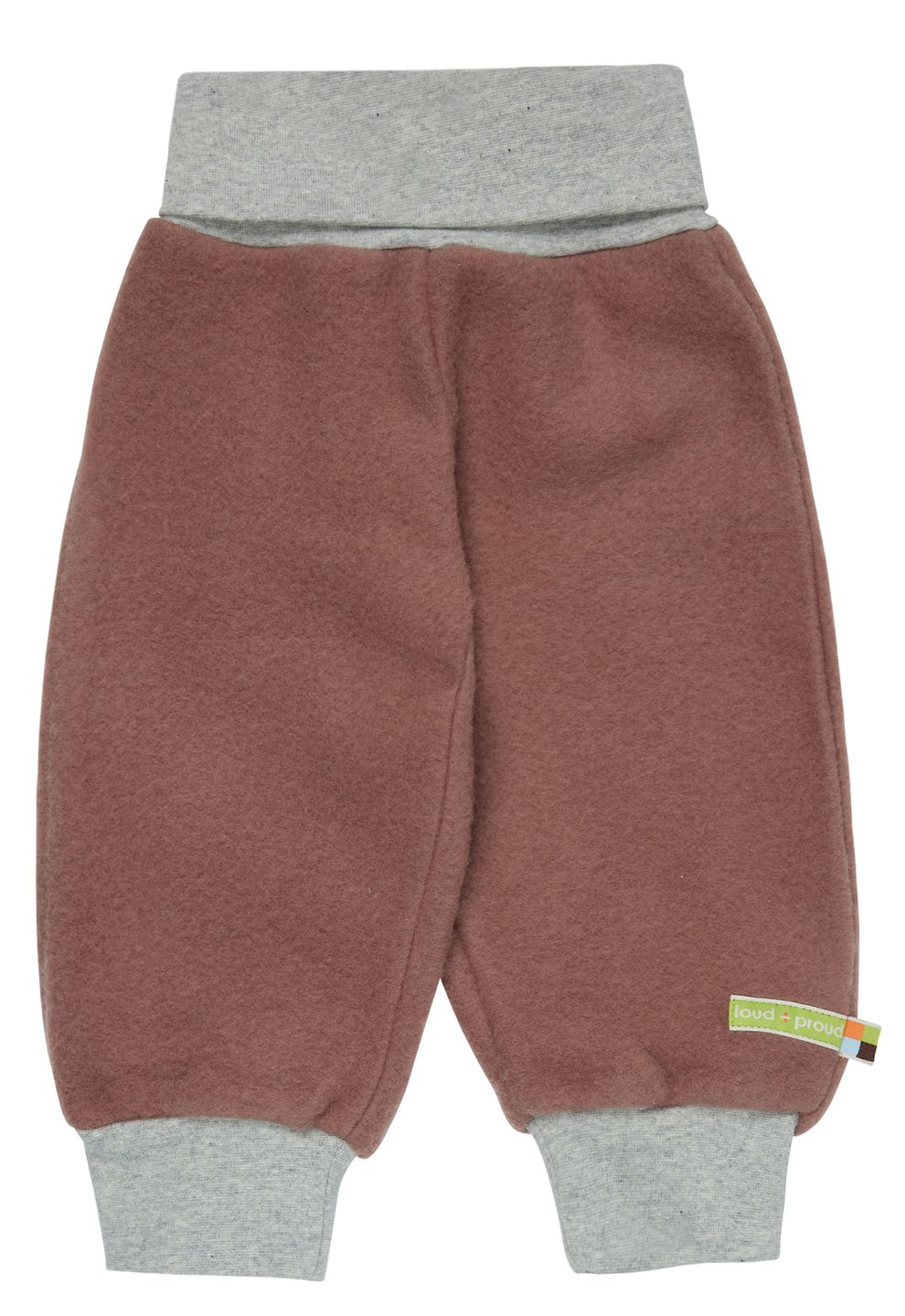 Hose Wollfleece nougat von loud + proud