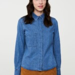 Hemd Honeysuckle washed dark blue von recolution