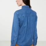 Hemd Honeysuckle washed dark blue von recolution
