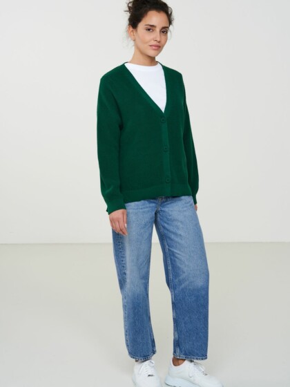 Strickjacke Nolana garden green von recolution