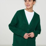 Strickjacke Nolana garden green von recolution