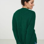 Strickjacke Nolana garden green von recolution