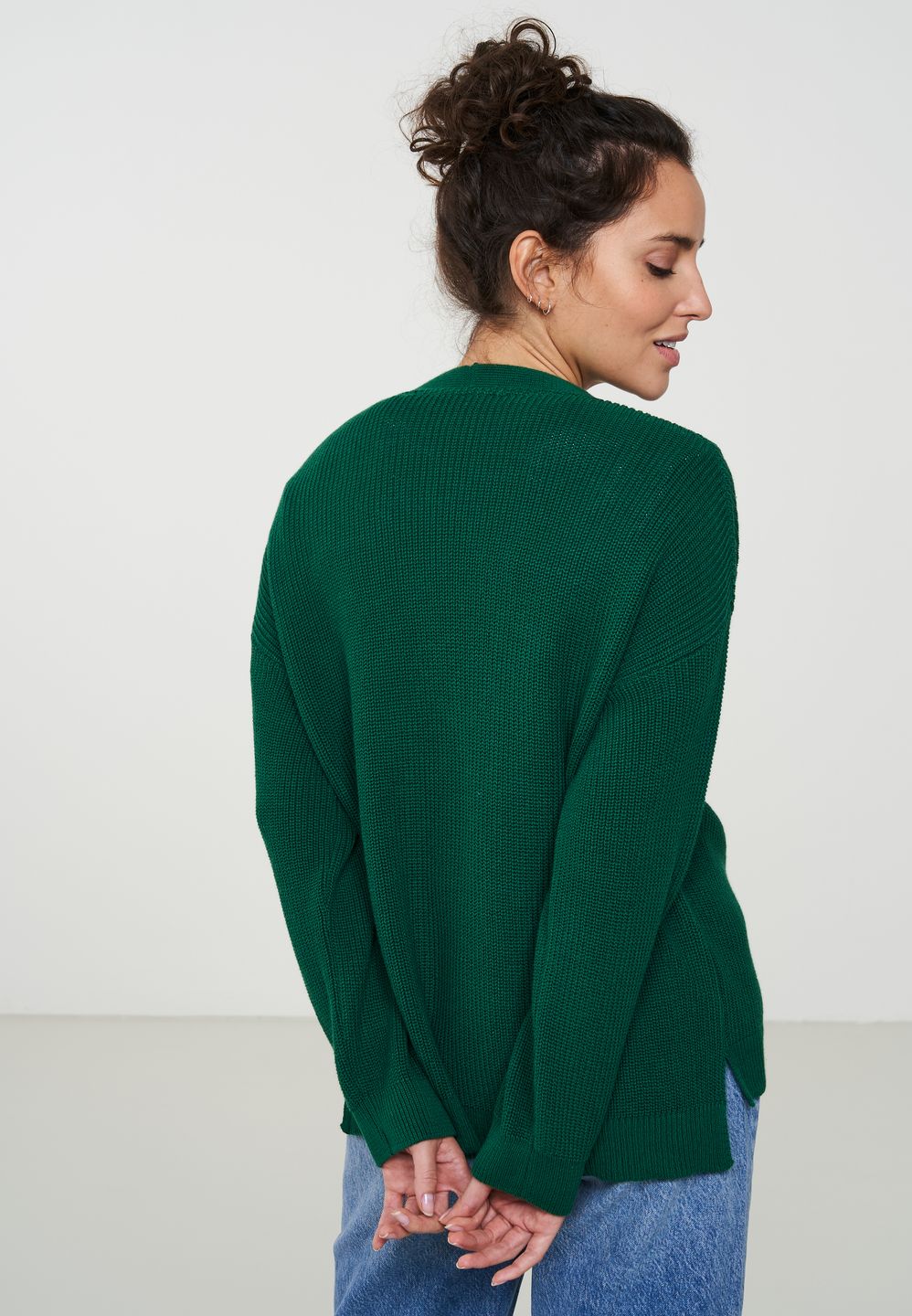 Strickjacke Nolana garden green von recolution