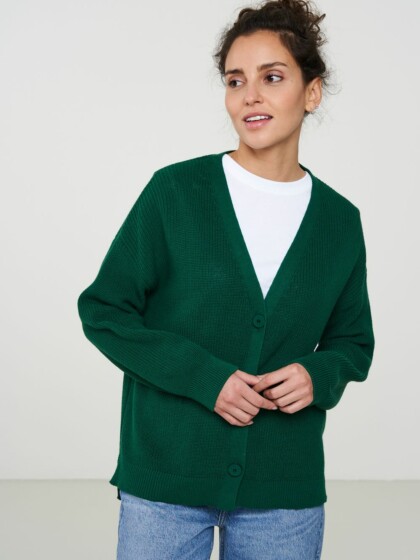 Strickjacke Nolana garden green von recolution