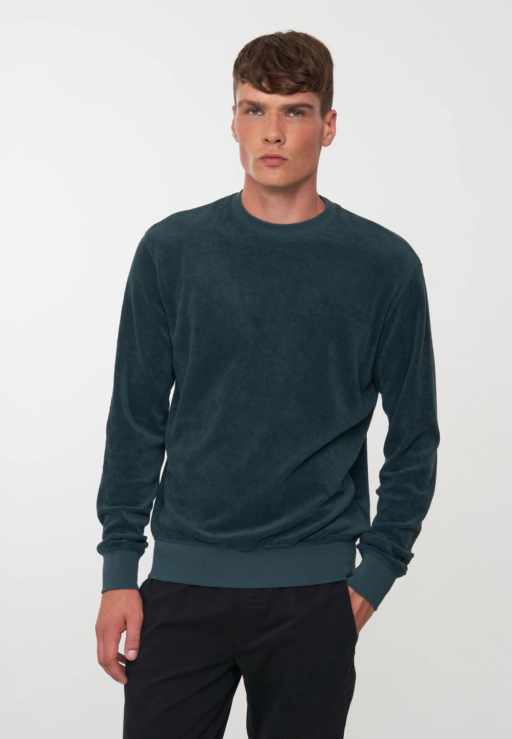 Sweatshirt Ramsons deep green von recolution