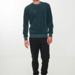 Sweatshirt Ramsons deep green von recolution