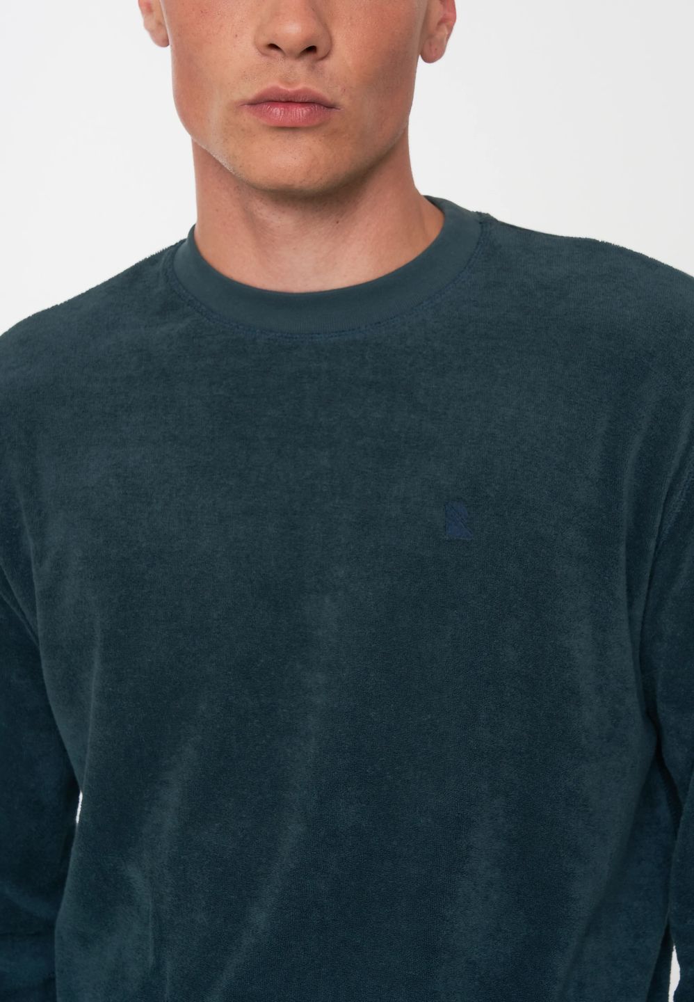Sweatshirt Ramsons deep green von recolution
