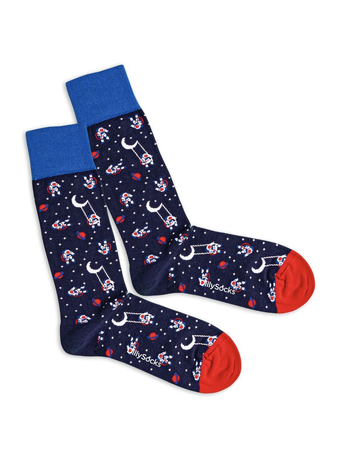 Socken Man On The Moon MULTI von DillySocks