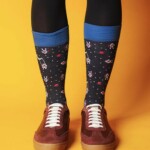 Socken Man On The Moon MULTI von DillySocks