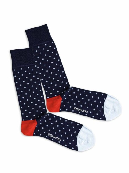 Socken Tiny Rain Dots MULTI von DillySocks
