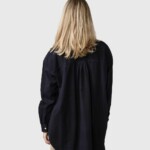 Shirt Ofelia Checked navy/black von Klitmøller Collective