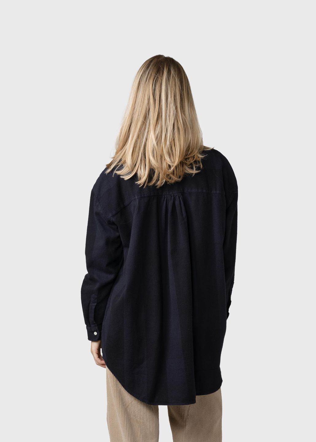 Shirt Ofelia Checked navy/black von Klitmøller Collective