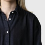Shirt Ofelia Checked navy/black von Klitmøller Collective