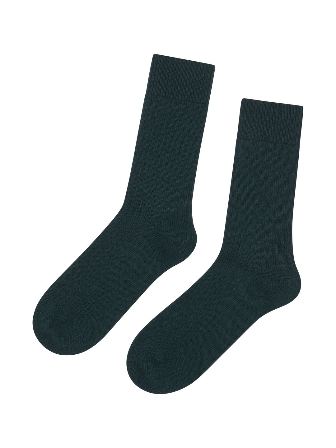 Wollsocken moss green von Klitmøller Collective