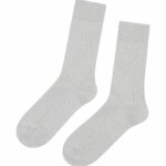 Wollsocken pastel grey von Klitmøller Collective